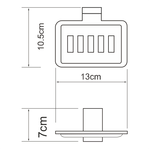 Мыльница WasserKraft 3269