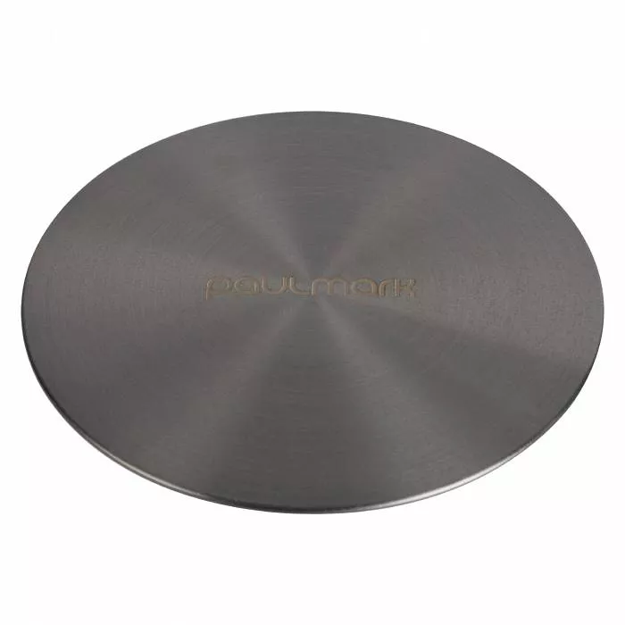 Мойка кухонная Paulmark NEXT-SKEW 54-L UNI, вороненая сталь, 540х440мм, PM885444-L-GM