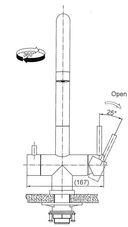Смеситель Seaman Eco Venice SSN-1338-DG