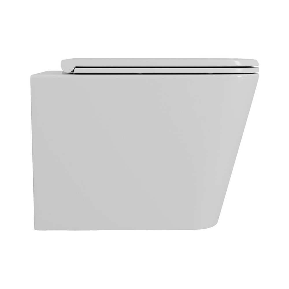 Унитаз подвесной безободковый D&K Quadro DT1516016, белый