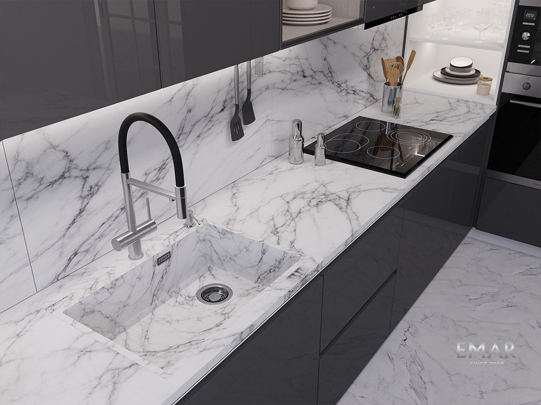 EMB-660(TOP) White Elegant