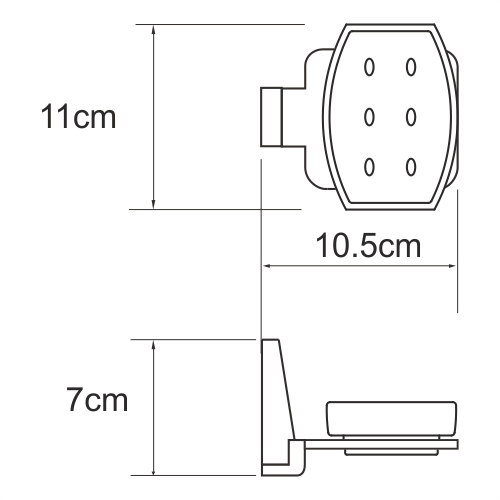 WasserKRAFT Lopau K-6029 Мыльница