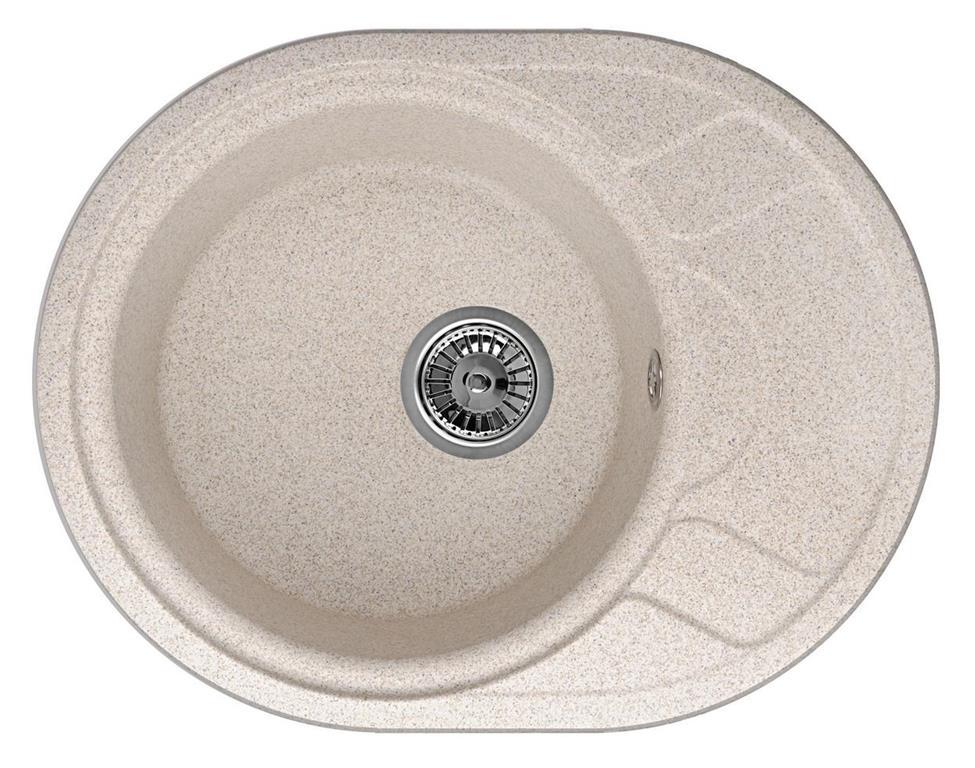 Мойка кухонная Emar EMQ-1575.C Барит, серый