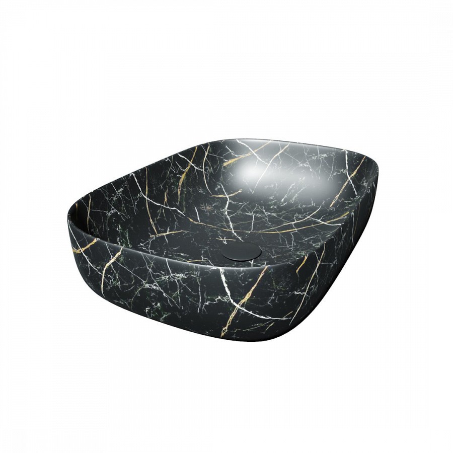 Раковина чаша Maretti FL13NS66-560MR, черный мрамор