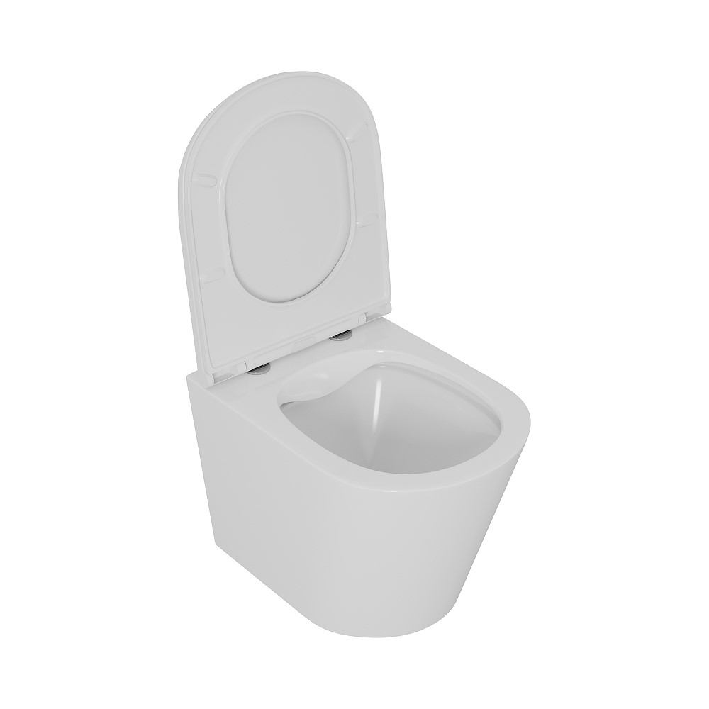 Унитаз подвесной безободковый D&K Venice DT1026016, белый