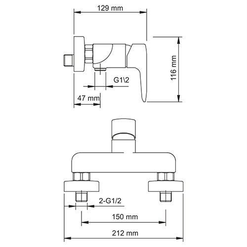 Смеситель для душа WasserKraft 5602
