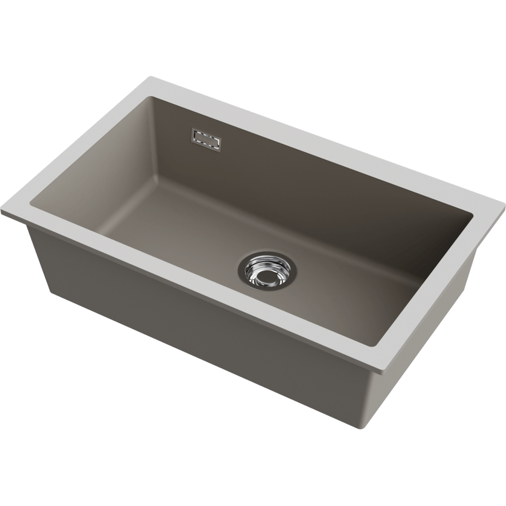 Мойка Omoikiri Omishima 76-U-DG Matt Natceramic, пыльно-серый (dust grey), арт. 4997571