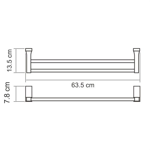Держатель полотенец WasserKraft 6040
