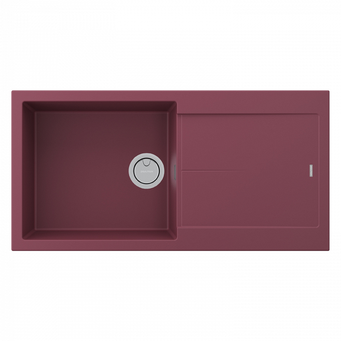 Кухонная мойка Paulmark EXTENSIO 99, ACRYSTONE, PM989950-ME, MERLOT, 990х500 мм