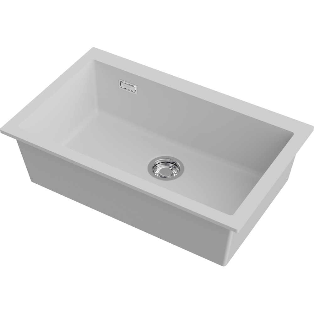 Мойка Omoikiri Omishima 76-U-WH Matt Natceramic, белый матовый, арт. 4997570