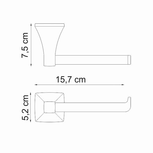Держатель туалетной бумаги WasserKraft 2596