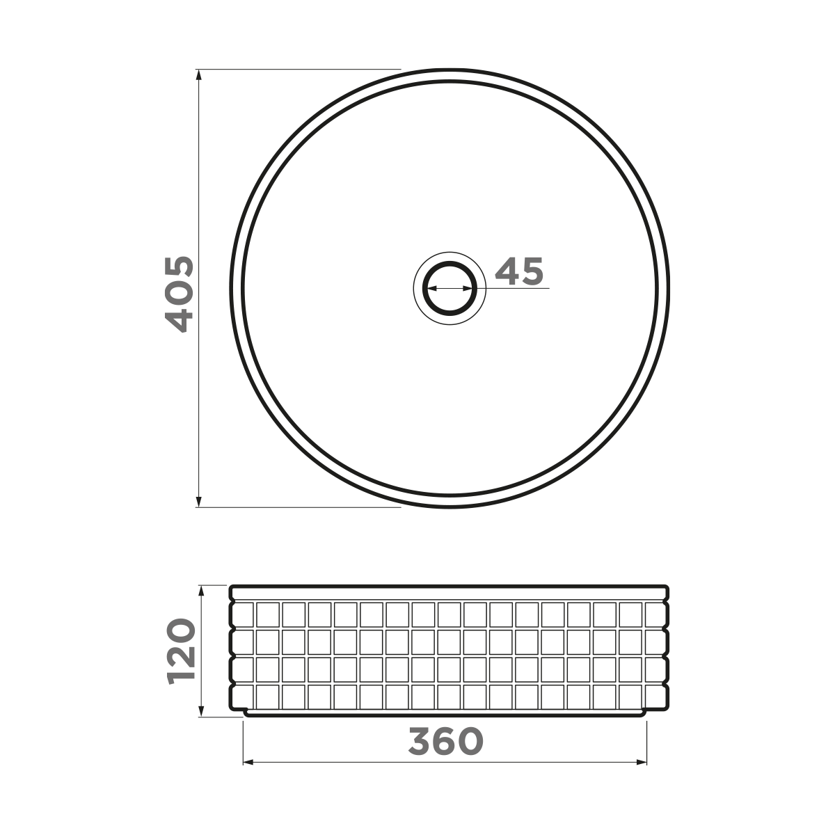 Раковина для ванной Omoikiri AKIRA-WH белый 4972072