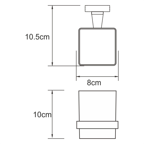 Стакан WasserKraft 3928