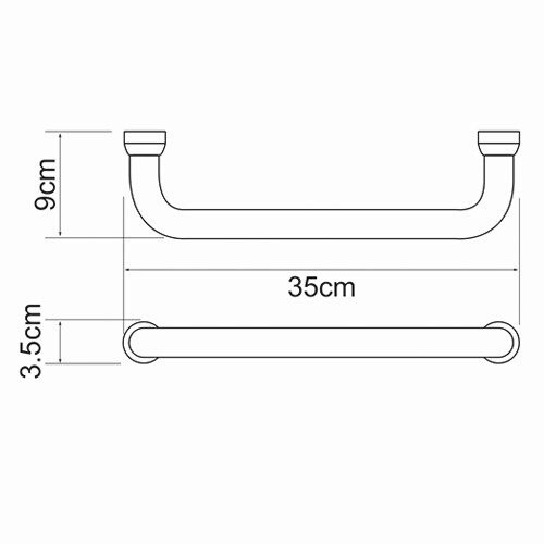 Поручень WasserKraft 1066B