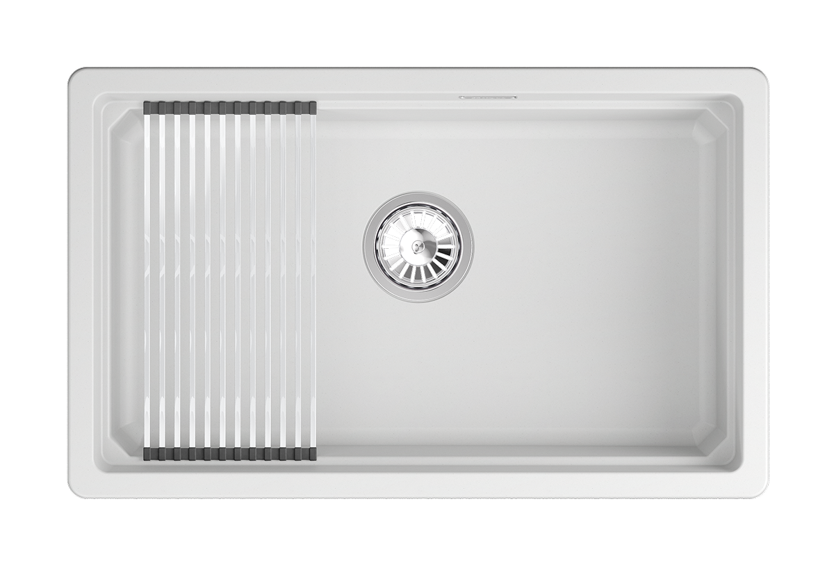 Мойка для кухни Granula Kitchen Space 7303iU арктик, 73х45 см, прямоугольная