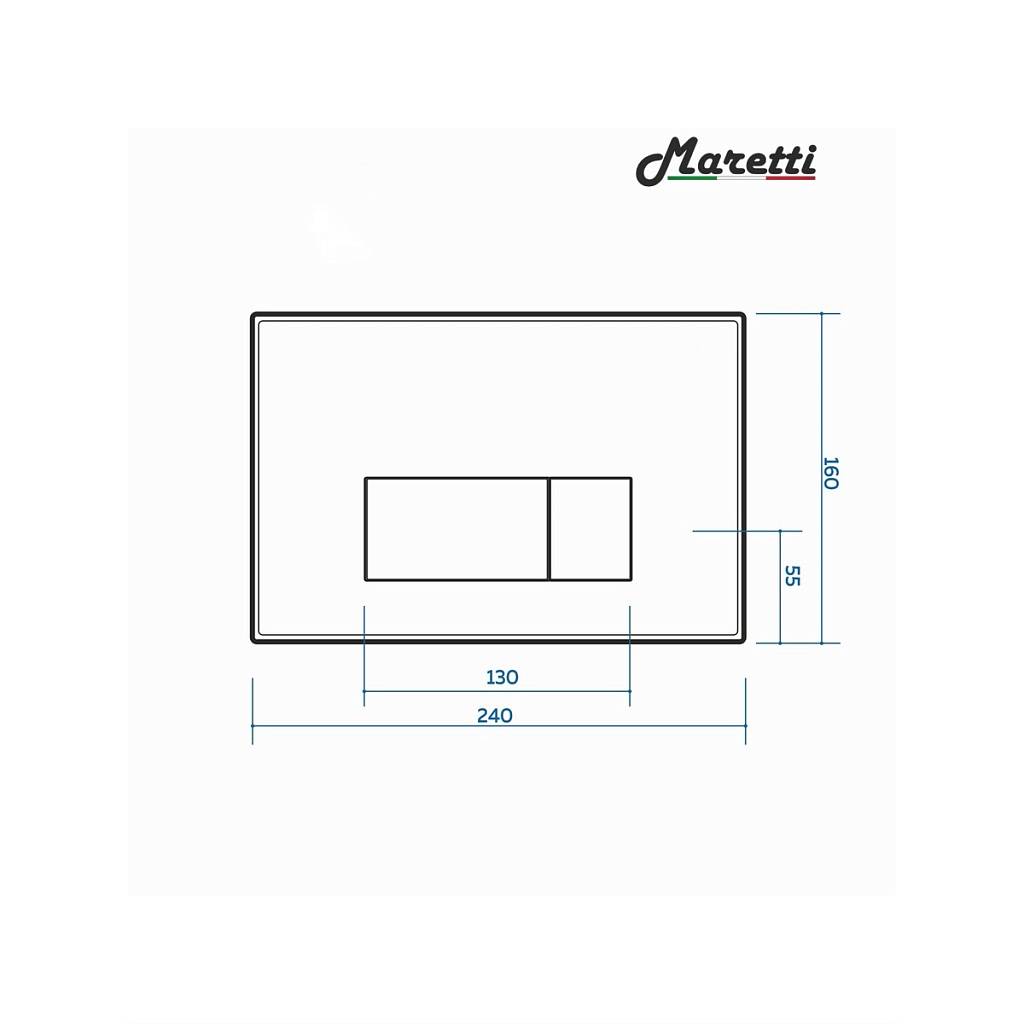 Комплект Maretti 3 в 1: унитаз UM10PBM51-560, инсталляция AC11P4534, кнопка AC12UM-560