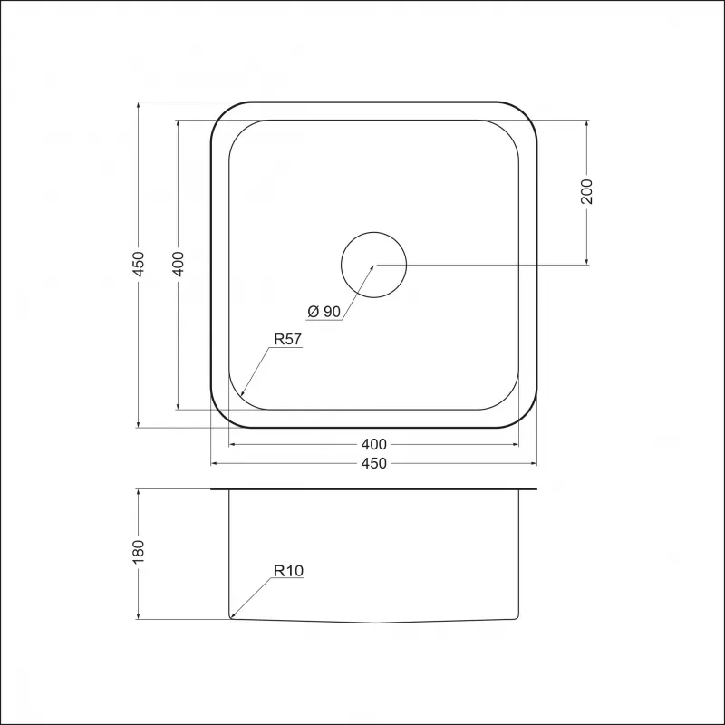 Кухонная мойка EMAR EMB-127A PVD Nano Coppery мойка универсального монтажа
