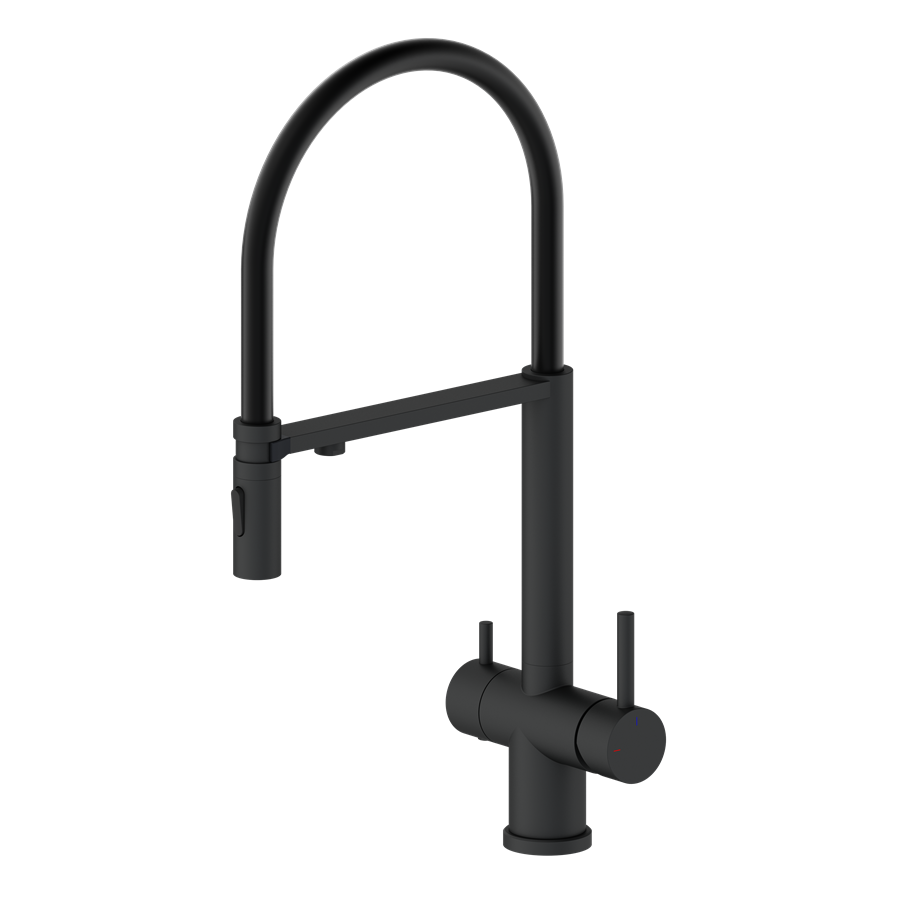 Смеситель для кухни с гибким изливом ALTROBAGNO Флуссо (Flusso) 050204 MB