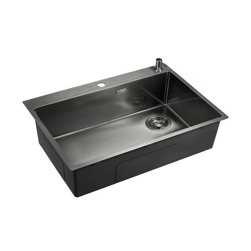 Мойка кухонная Emar EMB-660(TOP) PVD Golden, золото