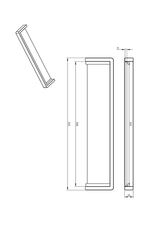 Полка ALTROBAGNO Аперто (Aperto) 082802 Cr