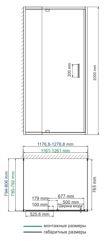 Душевой уголок WasserKraft 48P25