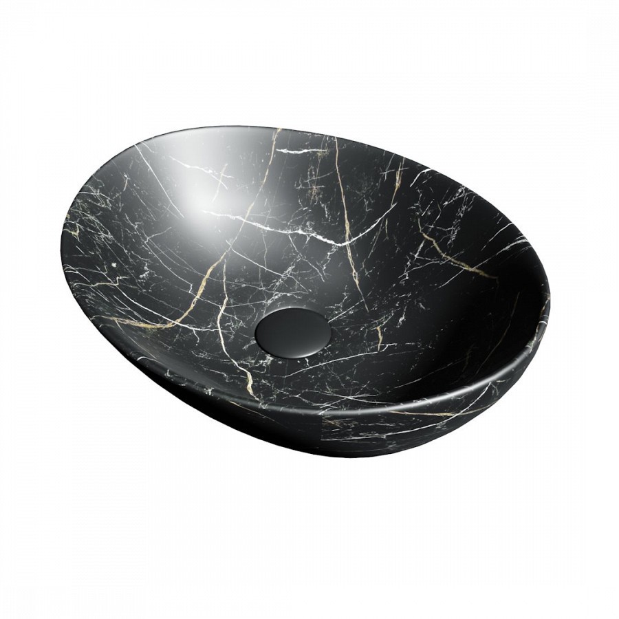 Раковина чаша Maretti EN13NS87-560MR, черный мрамор