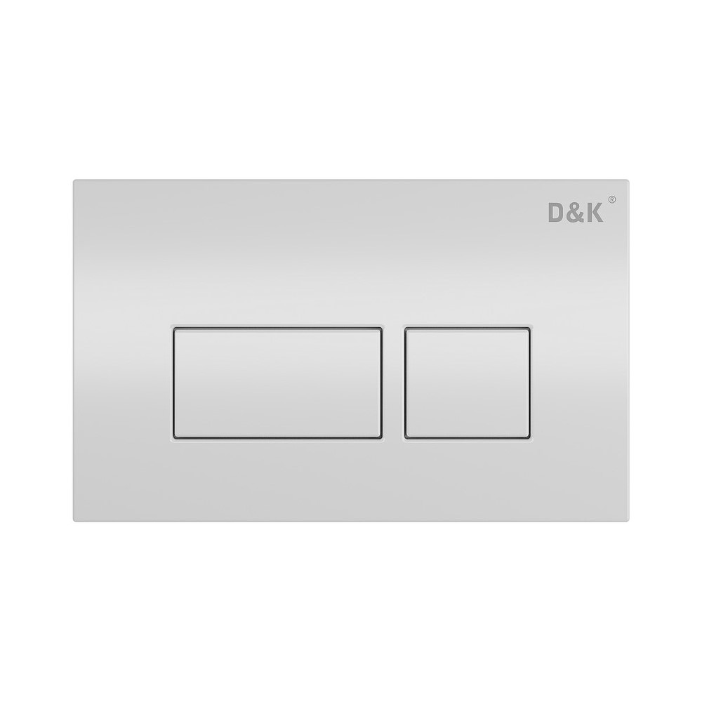 Комплект унитаза с инсталляцией и клавишей смыва D&K Quadro DS1511601, белый