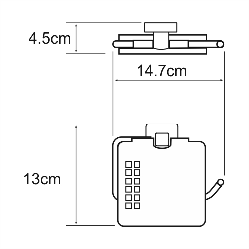 Держатель туалетной бумаги WasserKraft 3925