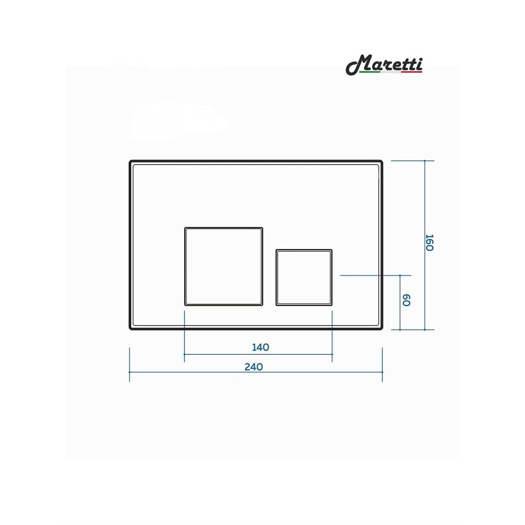 Комплект Maretti 3 в 1: унитаз CA10PBM29-844, инсталляция AC11P4534, кнопка AC12KA-015