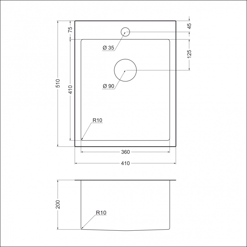 Кухонная мойка EMAR EMB-128A PVD Nano Golden мойка универсального монтажа