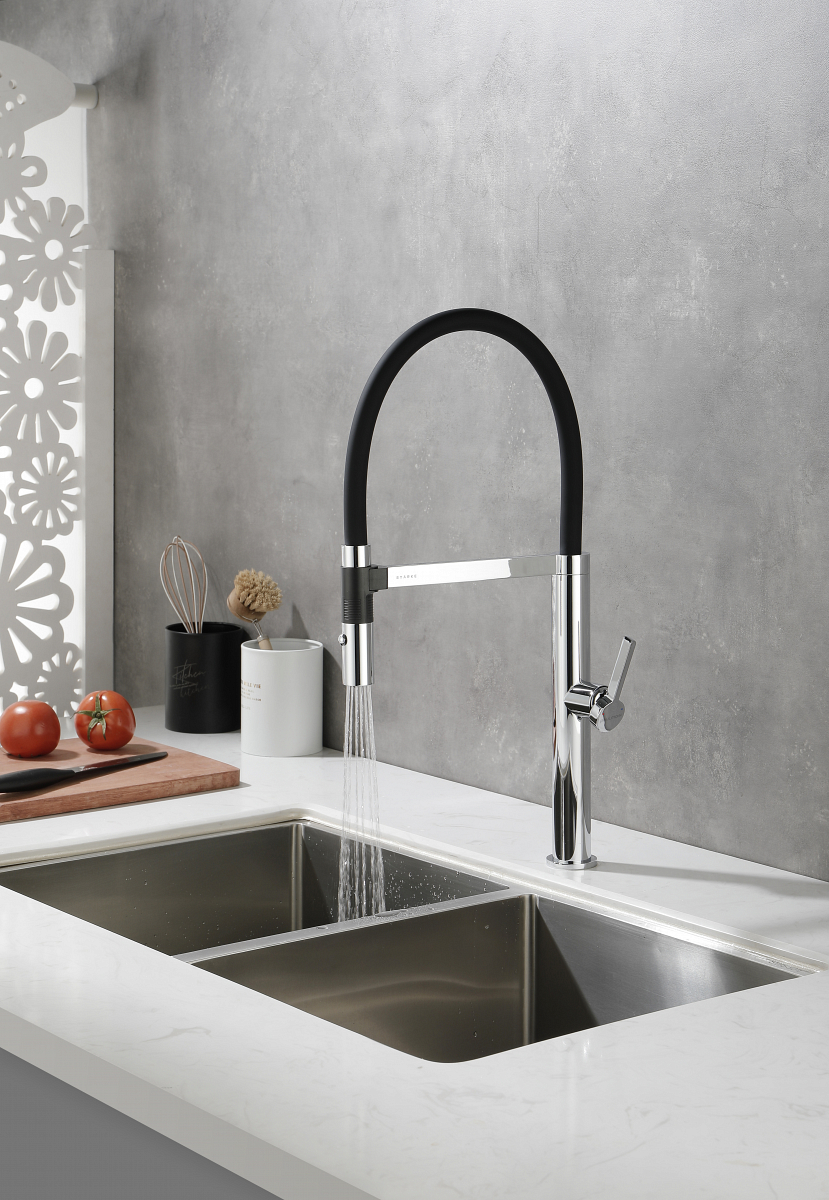 Смеситель для кухни Paulmark LEADER, хром, Le214101-CR