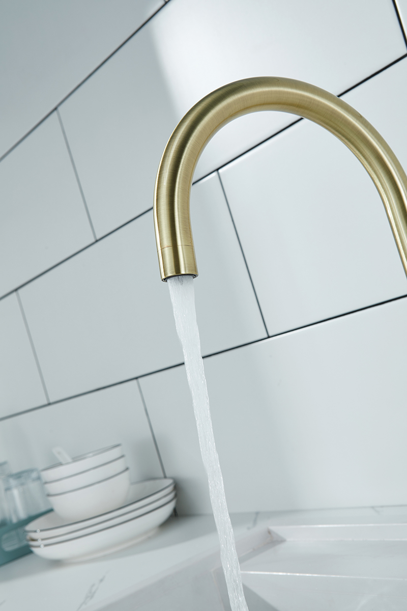 Смеситель для кухни Paulmark ESSEN, бронза, Es213211-BR
