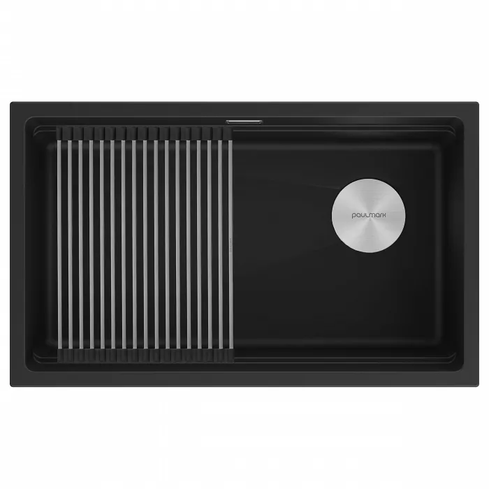 Мойка Paulmark LUMI-PRO 74 UNI, антрацит, 740х450мм, LU-PRO 74-AN