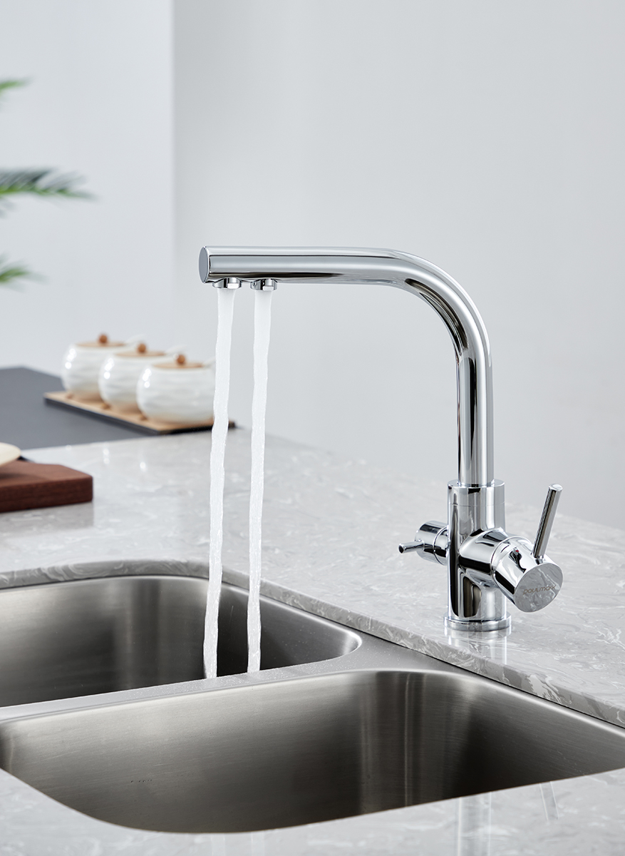 Смеситель для кухни Paulmark ESSEN, хром, Es213011-CR