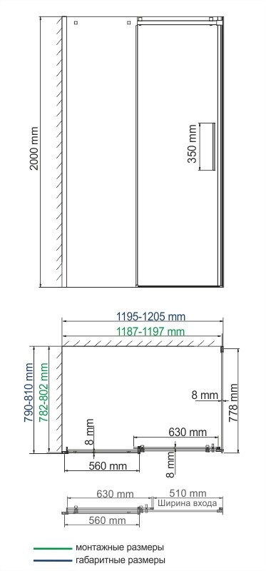 Душевой уголок WasserKraft 15R06