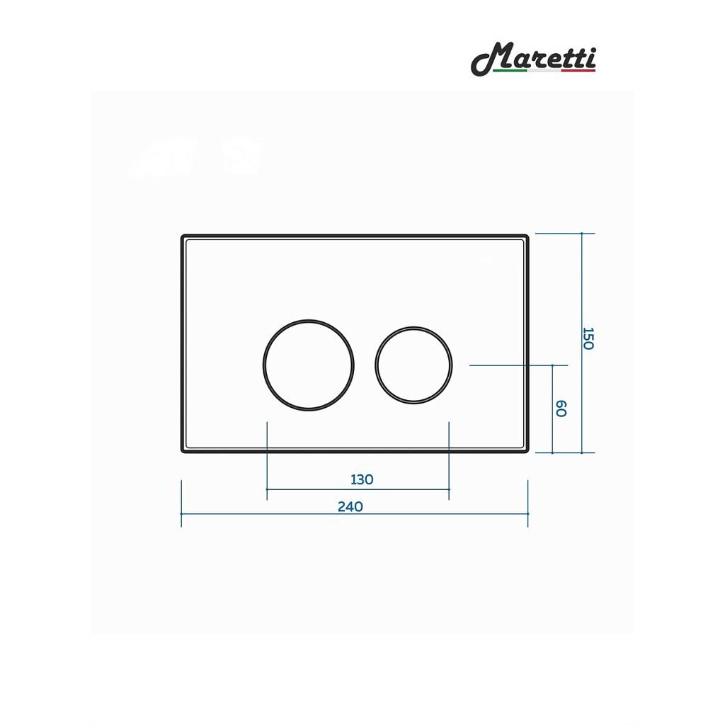 Комплект Maretti 3 в 1: унитаз CA10PBM29-844, инсталляция AC11P4534, кнопка AC12EA-015