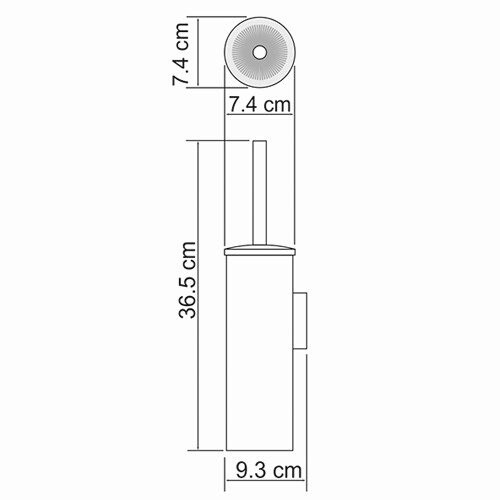WasserKRAFT K-1057 Щетка для унитаза подвесная
