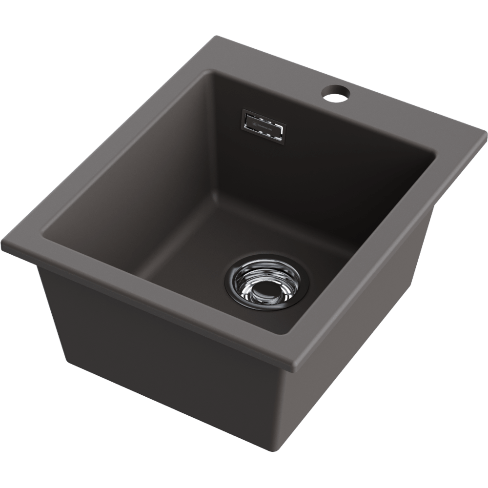 Мойка Omoikiri Omishima 41-SG Matt Natceramic, серый камень (stone grey), арт. 4997549