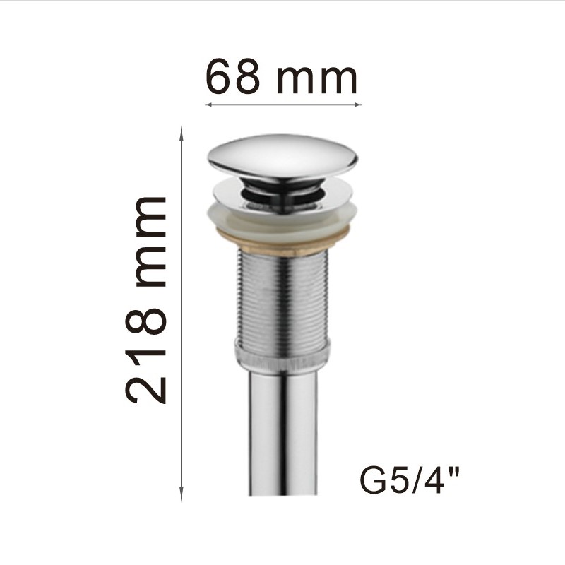 Донный клапан Haiba HB65, хром