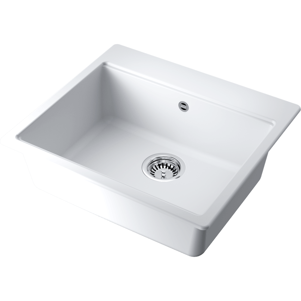 Мойка Omoikiri Akari 57-WH Tetogranit/белый, арт. 4997365