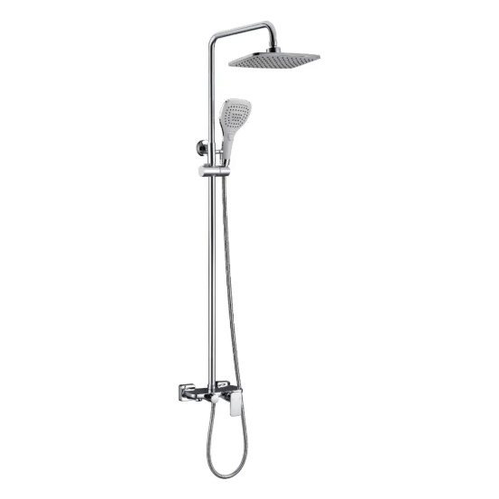 Душевая стойка с изливом Seaman Barcelona SSL-5502-Water хром полированный