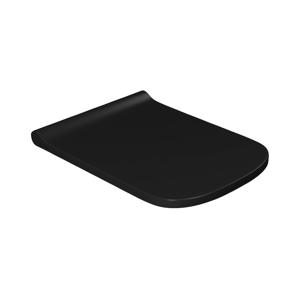 Унитаз подвесной безободковый D&K Berlin DT1436025, черный