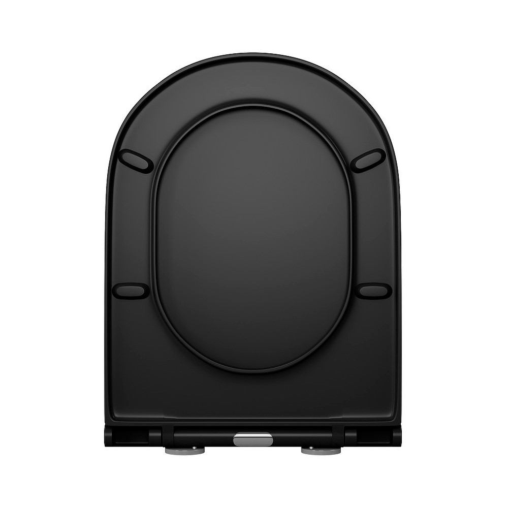 Унитаз подвесной безободковый D&K Venice DT1026025, черный