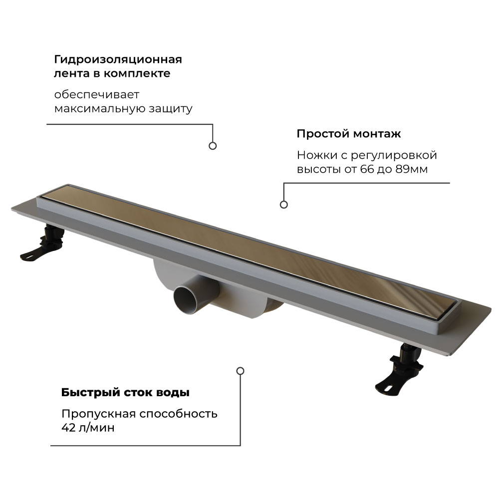 Душевой лоток Drain Leo-11
