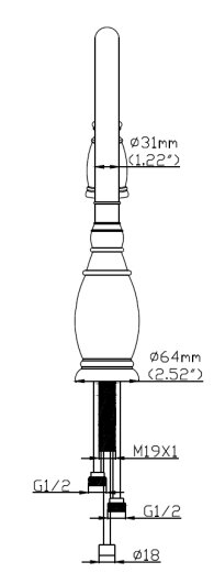 Смеситель Seaman Eco Koblenz SSN-2168P-SS