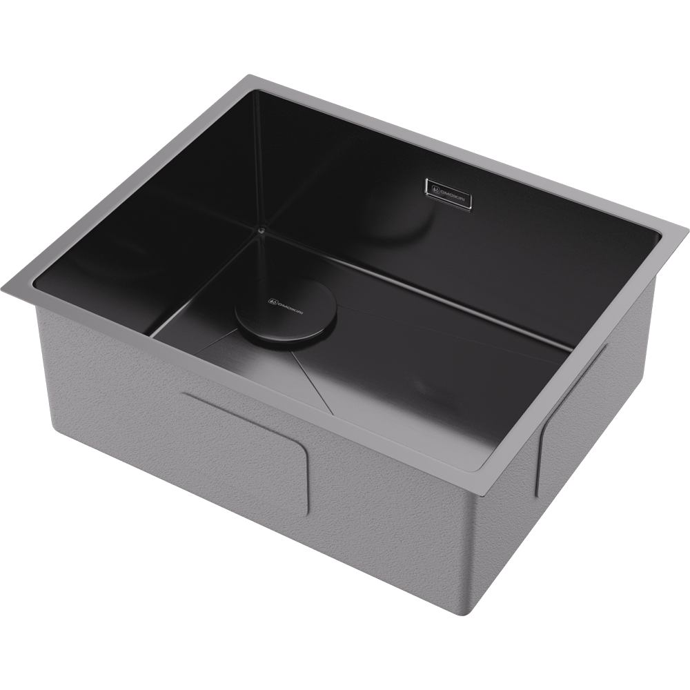 Мойка Omoikiri Taki 54-U/IF-L-GM Side SF вороненая сталь, арт. 4997581