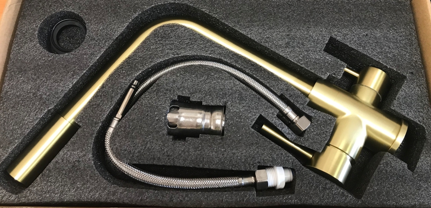 Смеситель Steel Hammer SH 801 INOX BRONZE PVD для кухонной мойки