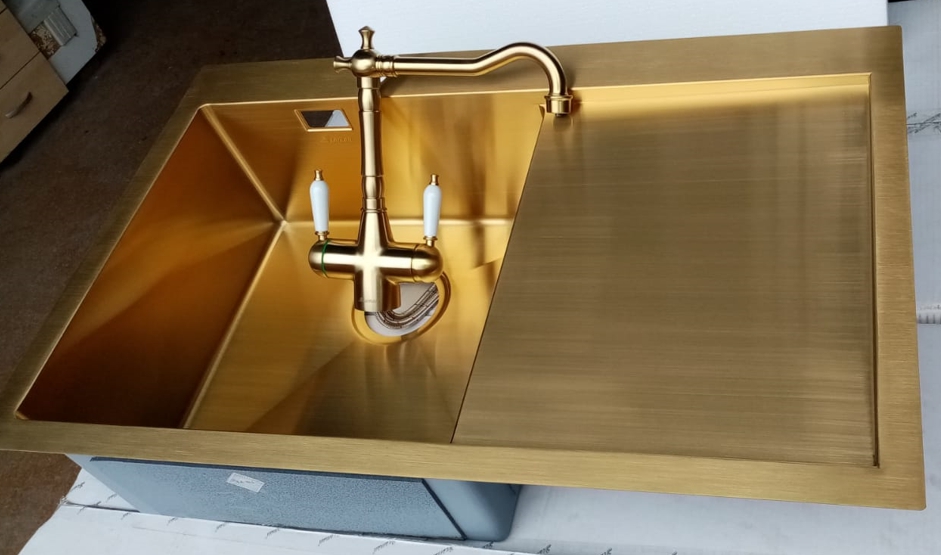 Смеситель Seaman Visconti SSL-7517-Light Gold светлое золото