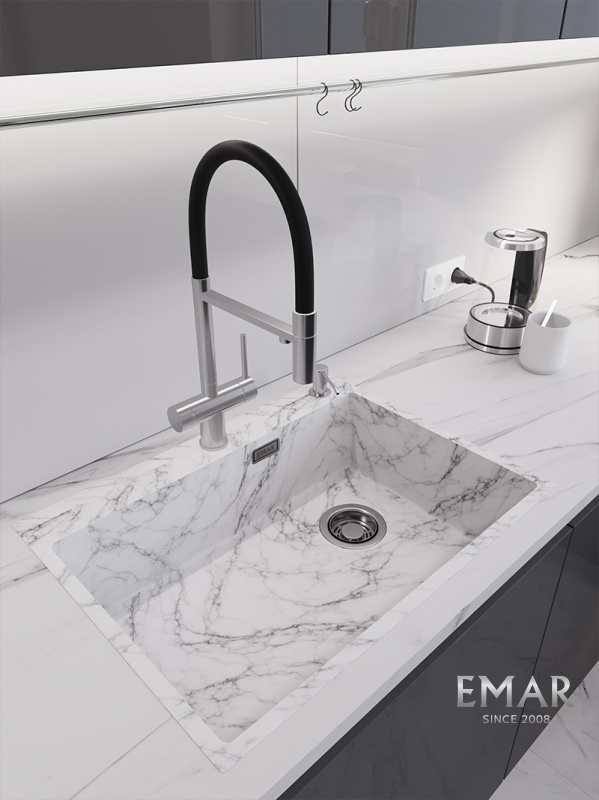 EMB-660(TOP) White Elegant