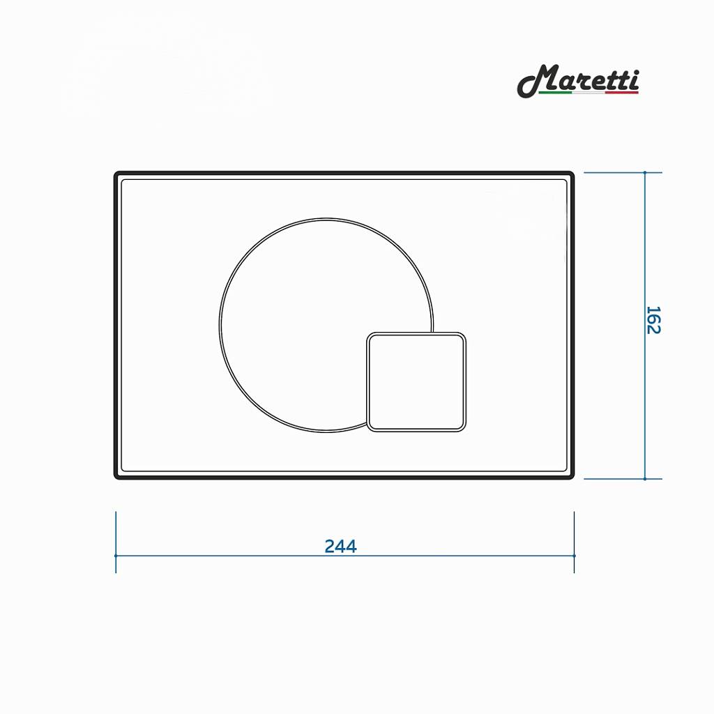 Комплект Maretti 3 в 1: унитаз UM10PBM76-844, инсталляция AC11P4534, кнопка AC12EA-740